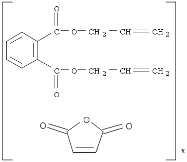 1,2-Benzenedicarboxylic acid, di-2-propenyl ester, polymer with 2,5-furandione (9CI)